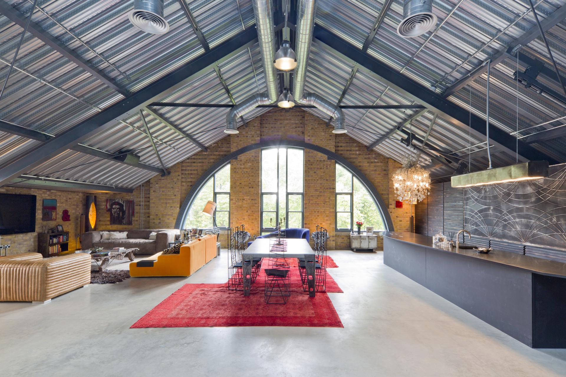 The Penthouse, Embassy Works, a custom-designed four-bedroom penthouse at Lawn Lane, London SW8